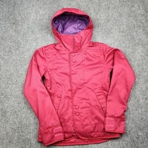 Burton Dryride Ski Jacket Womens XS Pink Insulated Winter Snowboarding Coat